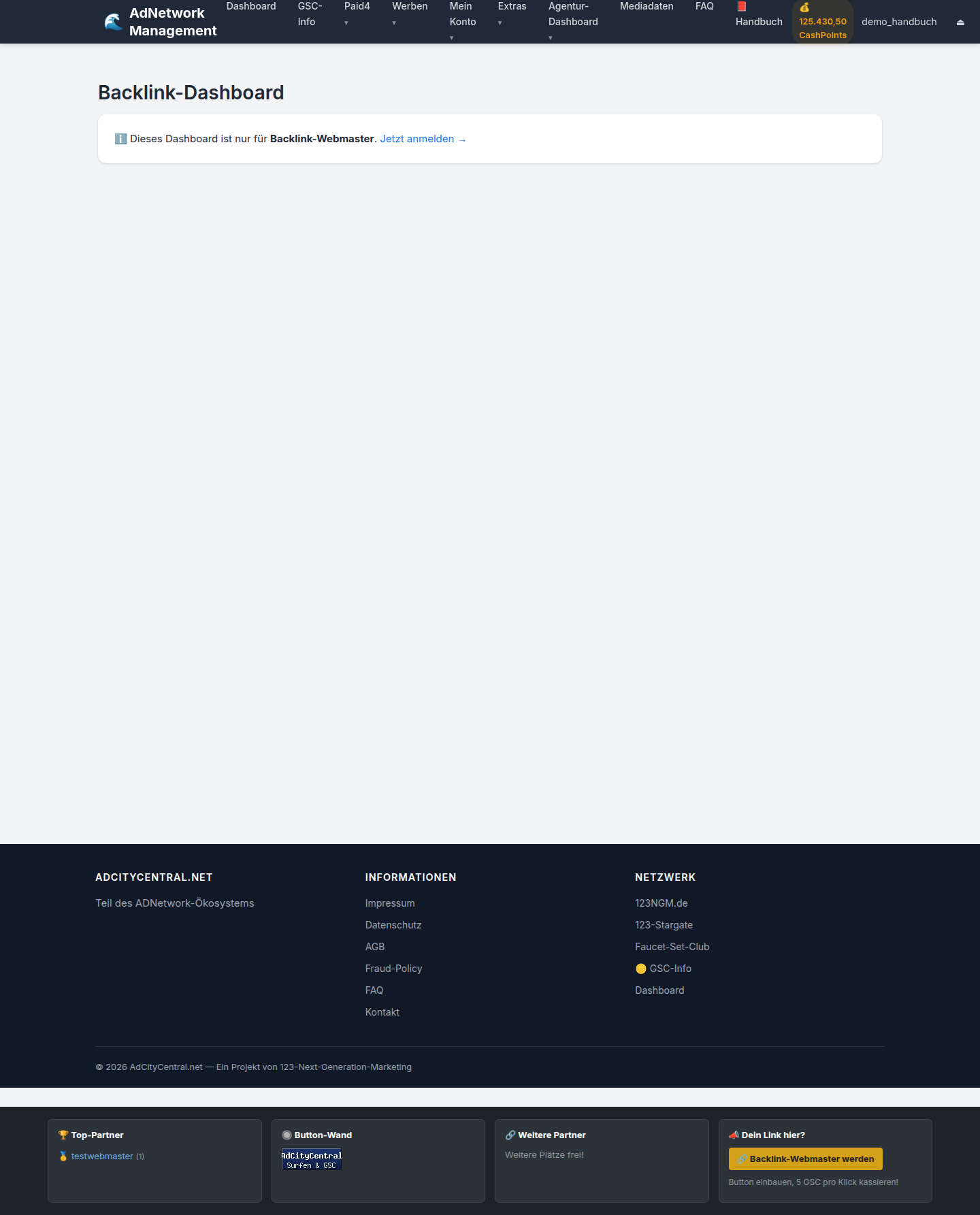 Backlink-Dashboard
